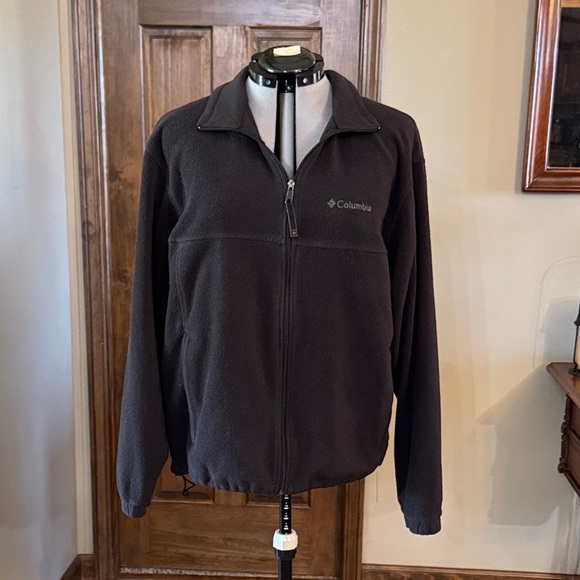 Columbia Charcoal Full-Zip Fleece Jacket - Picture 1 of 14